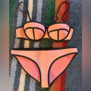 Triangl Neoprene Pink Bikini Set